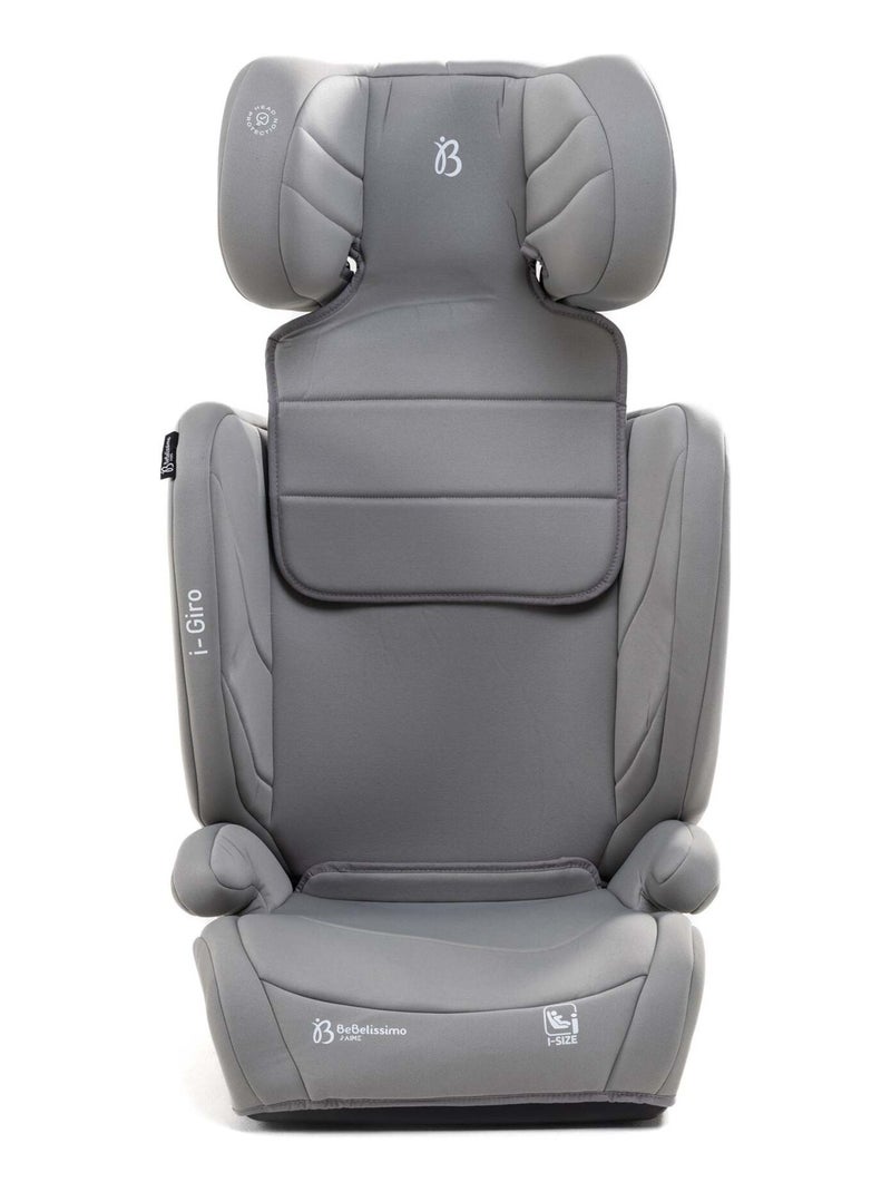 Bebelissimo - Seggiolino Auto  (100-150 cm),  Isofix- Giro Grigio argentato - Kiabi