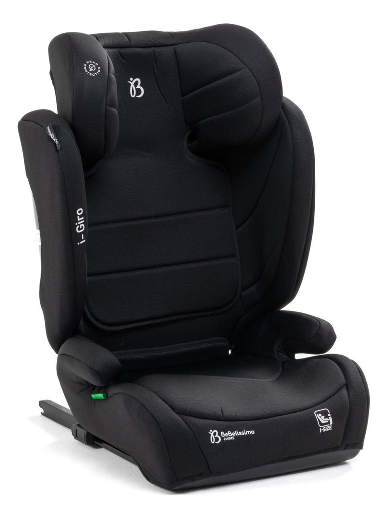 Bebelissimo - Seggiolino Auto  (100-150 cm),  Isofix- Giro Nero - Kiabi