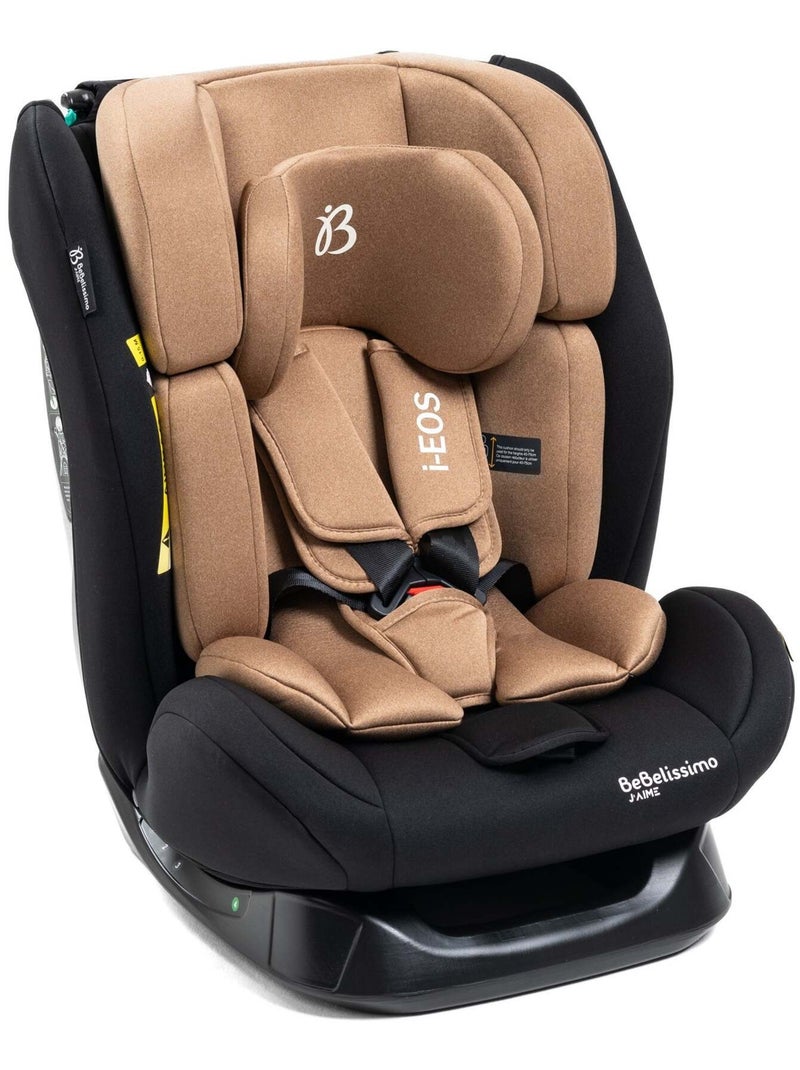 Bebelissimo - seggiolino auto , 40-150 cm, fissaggio cintura di sicurezza - EOS Beige - Kiabi