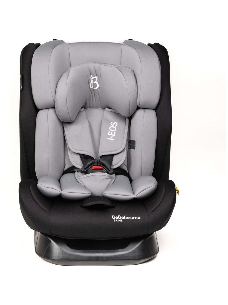 Bebelissimo - seggiolino auto , 40-150 cm, fissaggio cintura di sicurezza - EOS Grigio - Kiabi