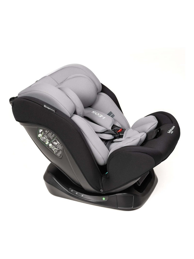 Bebelissimo - seggiolino auto , 40-150 cm, fissaggio cintura di sicurezza - EOS Grigio - Kiabi