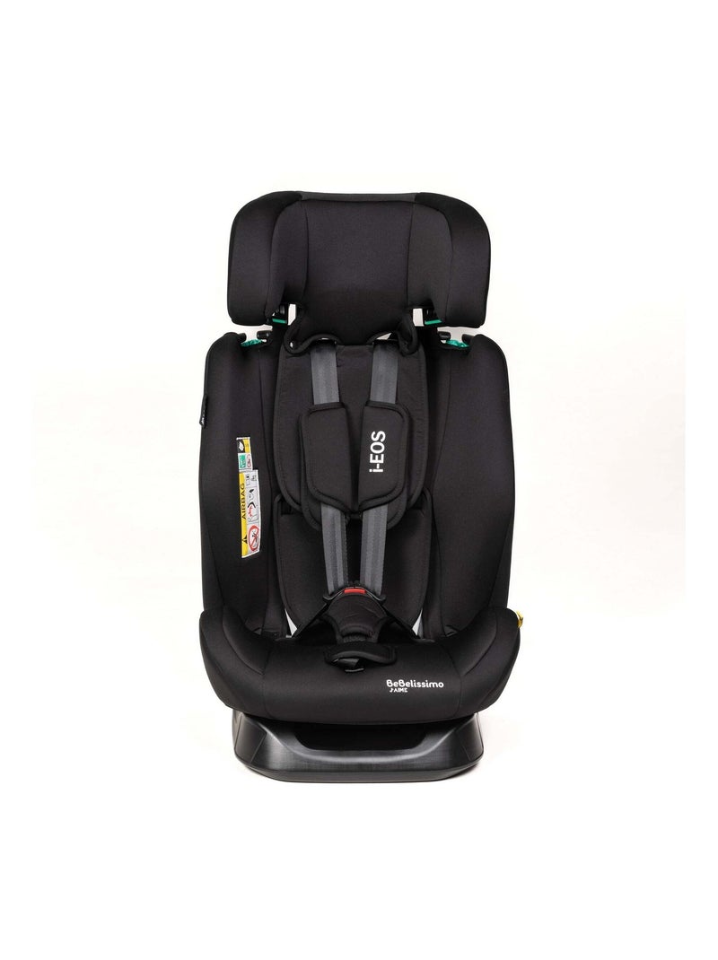 Bebelissimo - seggiolino auto , 40-150 cm, fissaggio cintura di sicurezza - EOS Nero - Kiabi