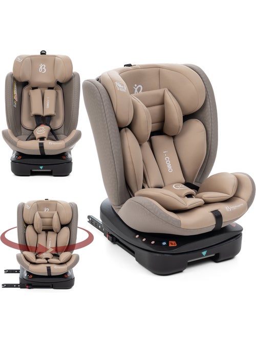 Bebelissimo - seggiolino auto isofix - girevole 360 ° - 40-150 cm - 0-36kg i- como - Kiabi