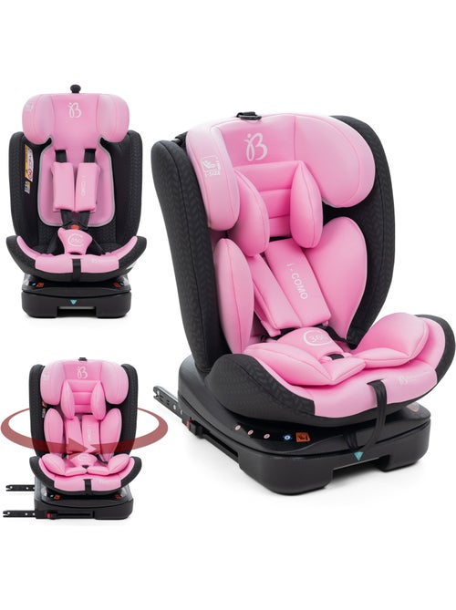 Bebelissimo - seggiolino auto isofix - girevole 360 ° - 40-150 cm - 0-36kg i- como - Kiabi Bebelissimo - seggiolino auto isofix - girevole 360 ° - 40-150 cm - 0-36kg i- como - Kiabi