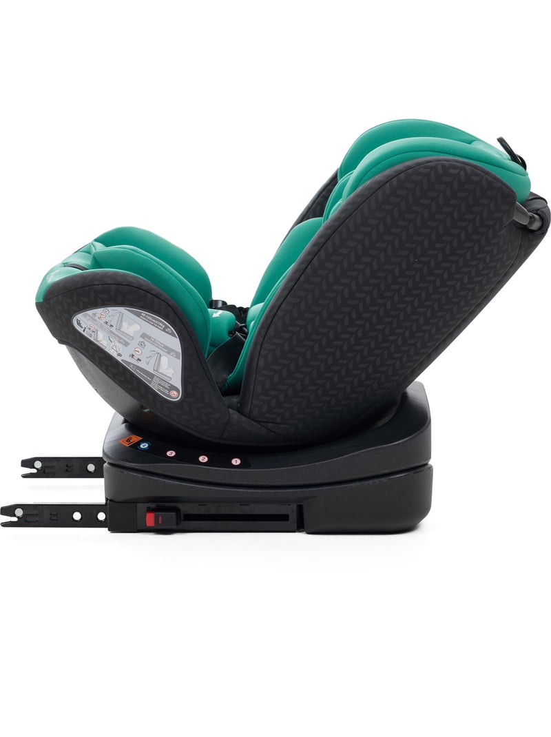 Bebelissimo - seggiolino auto isofix - girevole 360 ° - 40-150 cm - 0-36kg i- como Verde - Kiabi
