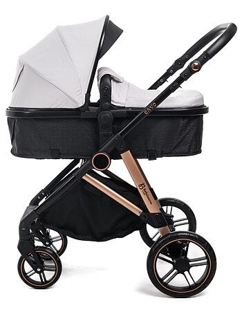 Bebelissimo - Trio, Passeggino Trio con Seggiolino Auto, 0-22 kg (0-4 anni), - Cavo