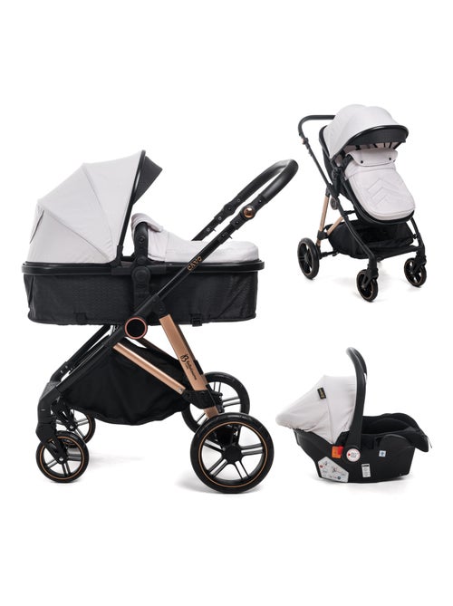 Bebelissimo - Trio, Passeggino Trio con Seggiolino Auto, 0-22 kg (0-4 anni), - Cavo - Kiabi