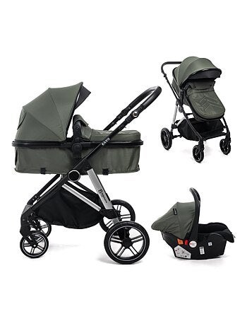 Bebelissimo - Trio, Passeggino Trio con Seggiolino Auto, 0-22 kg (0-4 anni), - Cavo