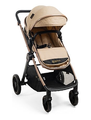 Bebelissimo - Trio, passeggino Trio con seggiolino auto, seggiolino auto e base - Iris
