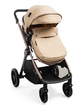 Bebelissimo - Trio, passeggino Trio con seggiolino auto, seggiolino auto e base - Iris