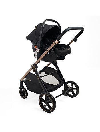 Bebelissimo - Trio, passeggino Trio con seggiolino auto, seggiolino auto e base - Iris