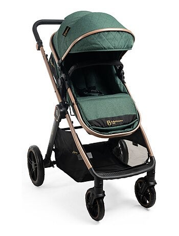 Bebelissimo - Trio, passeggino Trio con seggiolino auto, seggiolino auto e base - Iris