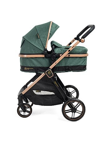 Bebelissimo - Trio, passeggino Trio con seggiolino auto, seggiolino auto e base - Iris