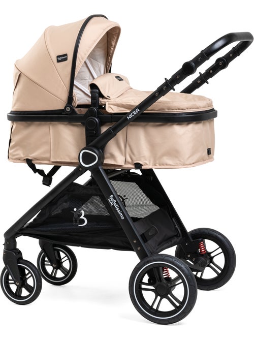 Bebelissimo - Trio, passeggino Trio con seggiolino auto,  seggiolino auto e base - Nicea - Kiabi