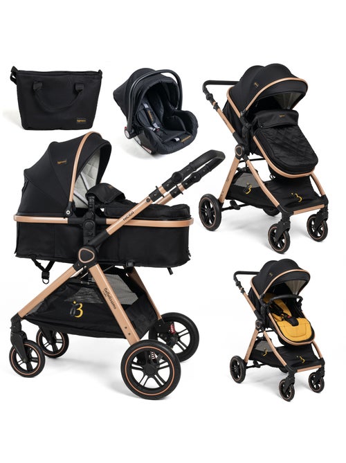 Bebelissimo - Trio, passeggino Trio con seggiolino auto,  seggiolino auto e base - Nicea - Kiabi
