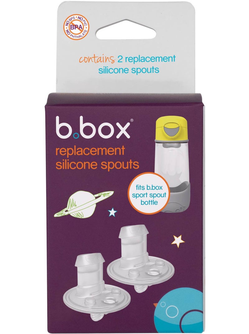 Beccucci di ricambio per cannuccia di borraccia termica | b.box Bianco - Kiabi