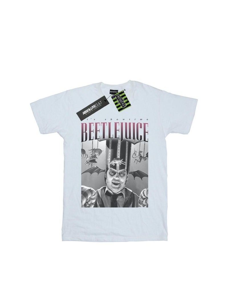Beetlejuice Maglietta Circo Uomo Bianco - Kiabi