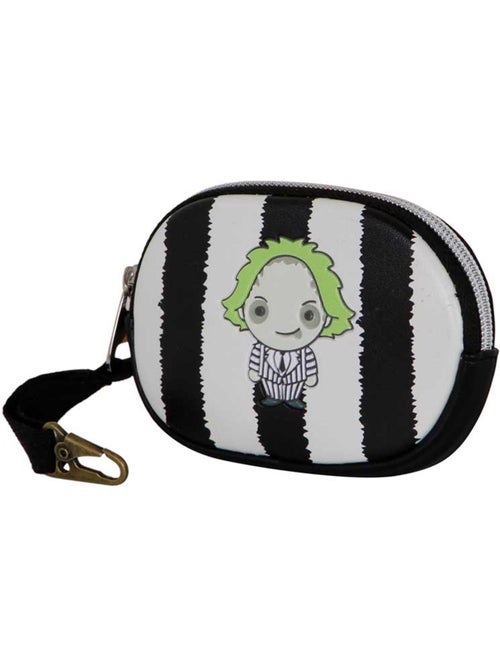 Beetlejuice stripes portamonete pill, bianco - Kiabi Beetlejuice stripes portamonete pill, bianco - Kiabi