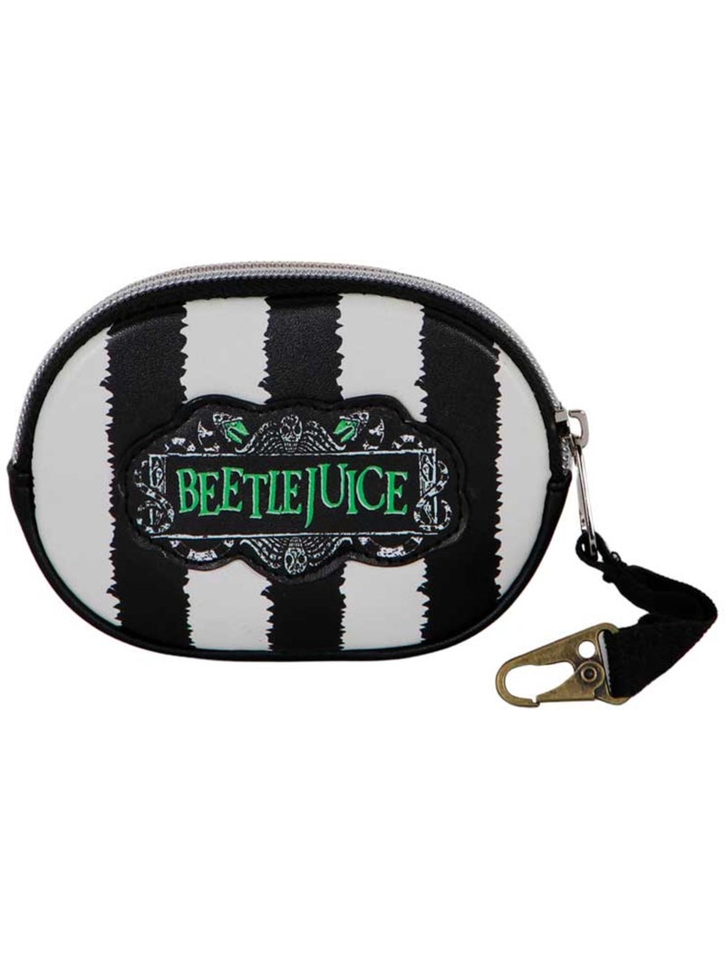 Beetlejuice stripes portamonete pill, bianco Bianco - Kiabi