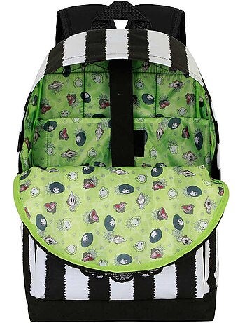 Beetlejuice Stripes Zaino HS FAN 2.2, Bianco