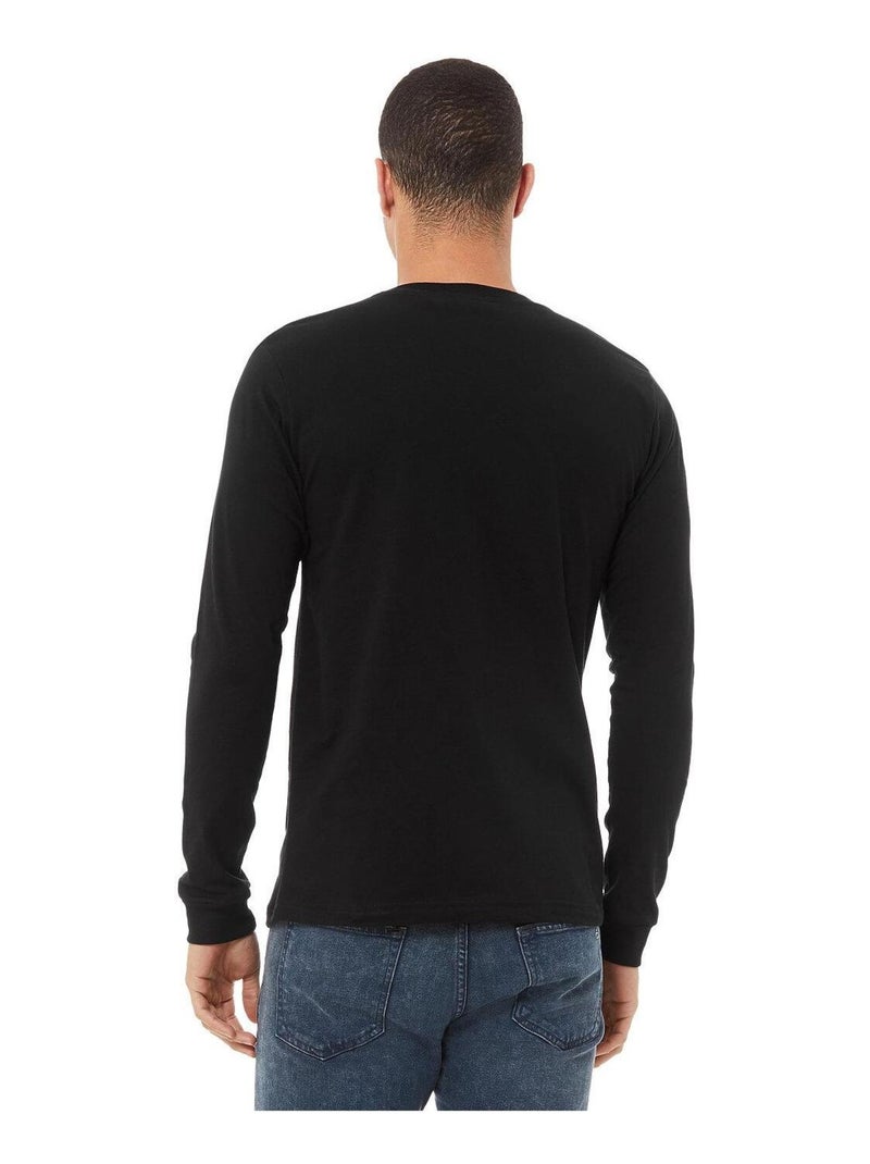 Bella + Canvas Maglietta Manica Lunga Adulto Unisex Nero - Kiabi