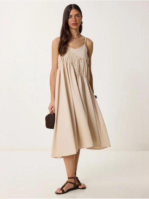 Bellissimo abito midi con scollo a u e volant istanbul - Kiabi Bellissimo abito midi con scollo a u e volant istanbul - Kiabi