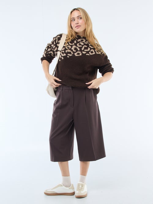 Bermuda a pinces a vita alta - Kiabi