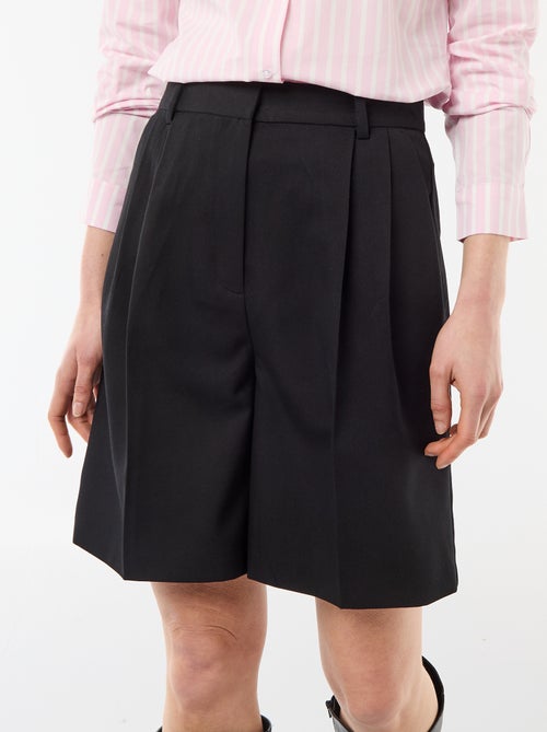 Bermuda a pinces a vita alta - Kiabi