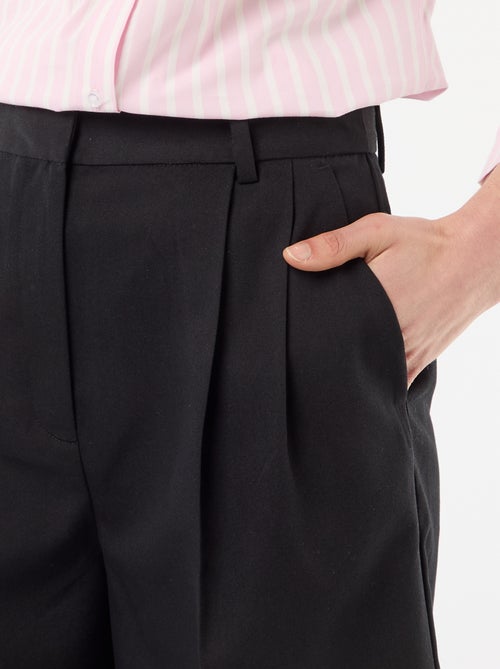 Bermuda a pinces a vita alta - Kiabi