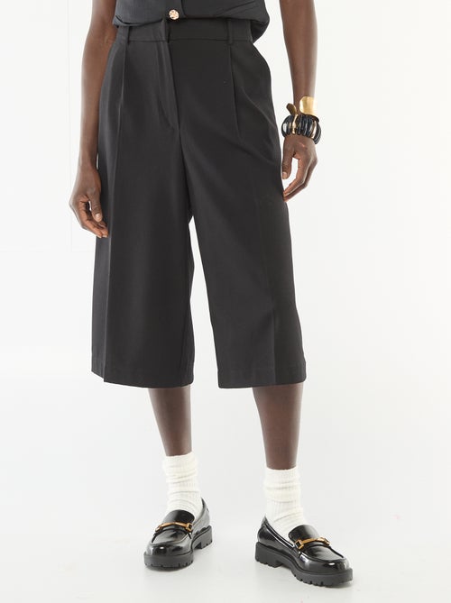 Bermuda a pinces a vita alta - Kiabi