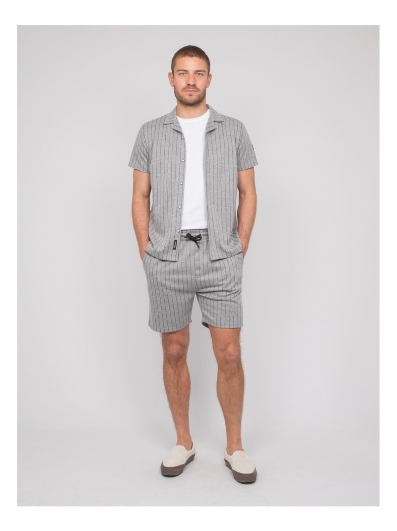 Bermuda a righe BANJI Grigio - Kiabi