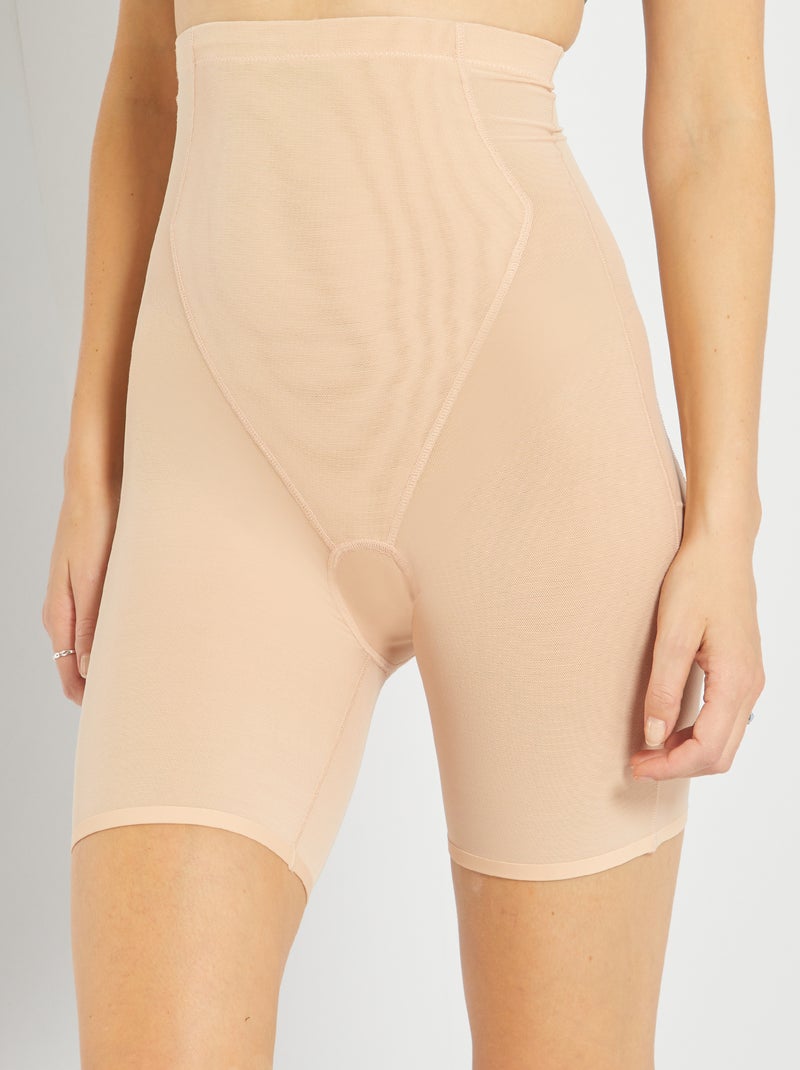 Bermuda a vita alta modellanti 'By Bra' BEIGE - Kiabi