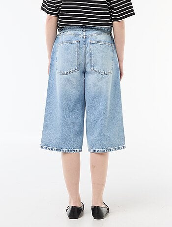 Bermuda ampi in denim