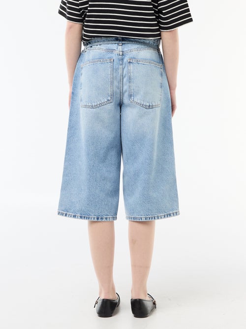 Bermuda ampi in denim - Kiabi