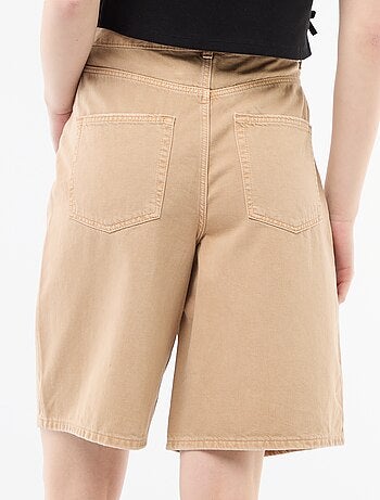 Bermuda ampi in twill