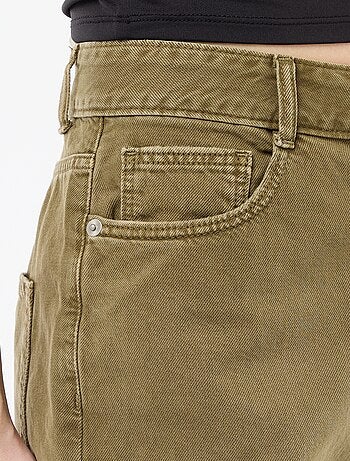Bermuda ampi in twill