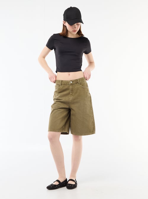 Bermuda ampi in twill - Kiabi