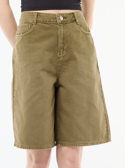 Bermuda ampi in twill - Kiabi