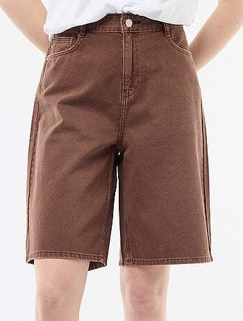 Bermuda ampi in twill