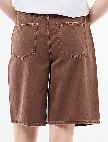 Bermuda ampi in twill