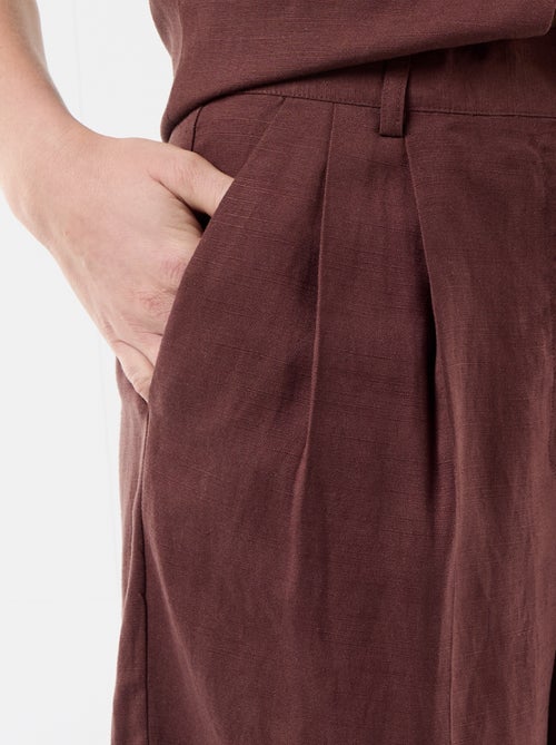 Bermuda ampio con pinces - Kiabi