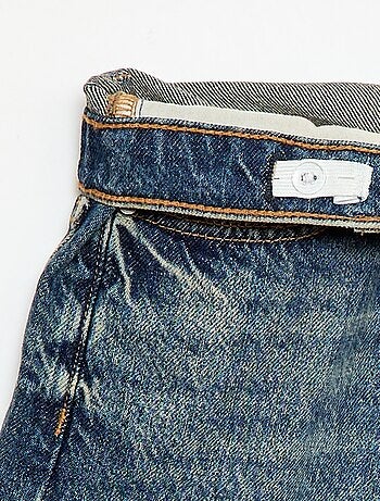 Bermuda baggy in denim di cotone