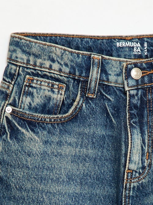 Bermuda baggy in denim di cotone - Kiabi