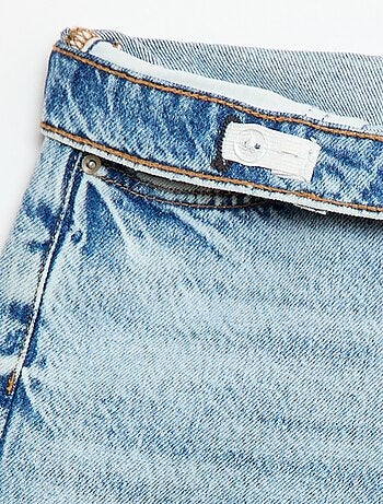 Bermuda baggy in denim di cotone