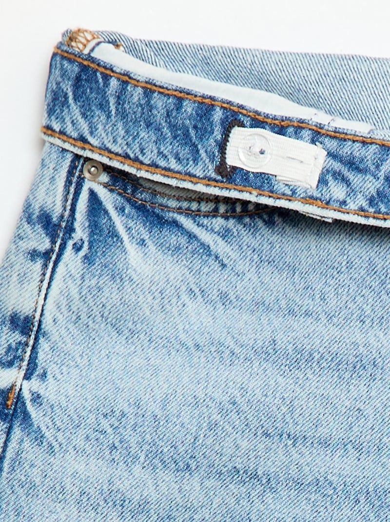 Bermuda baggy in denim di cotone Blu - Kiabi