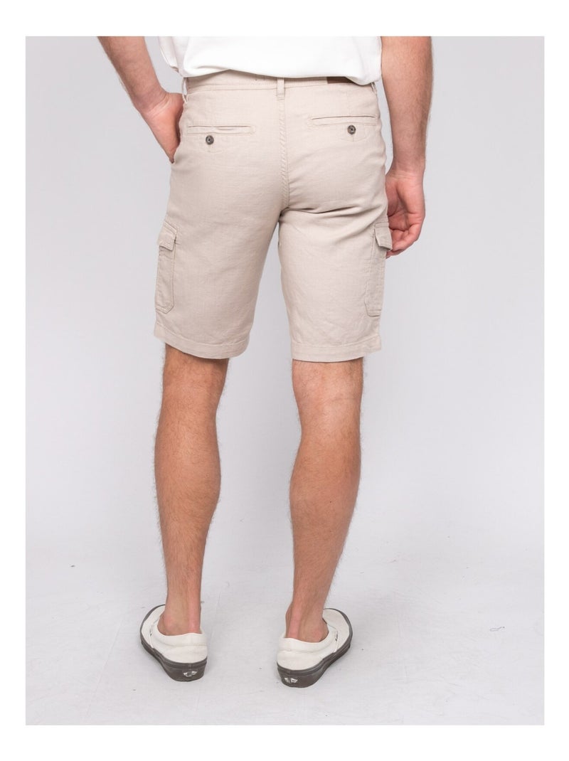 Bermuda battle BUDINO Beige - Kiabi