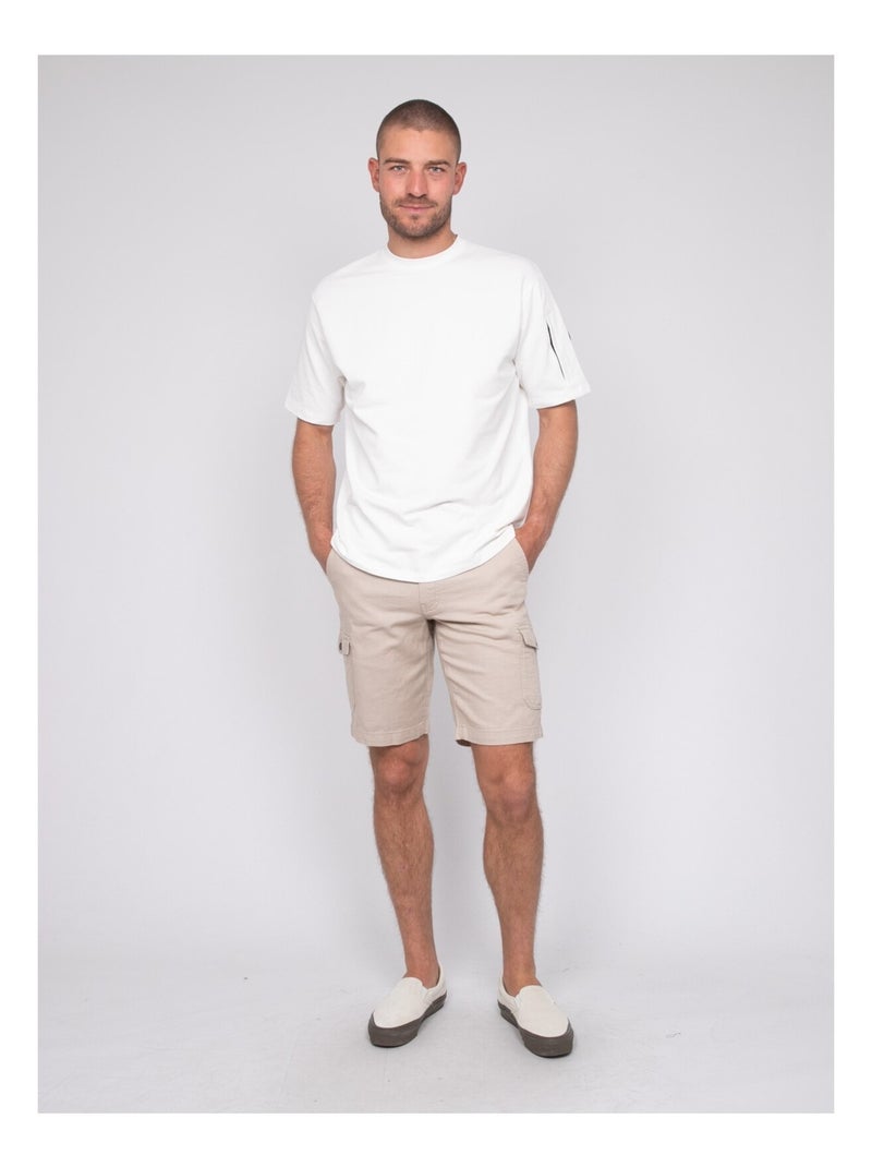 Bermuda battle BUDINO Beige - Kiabi