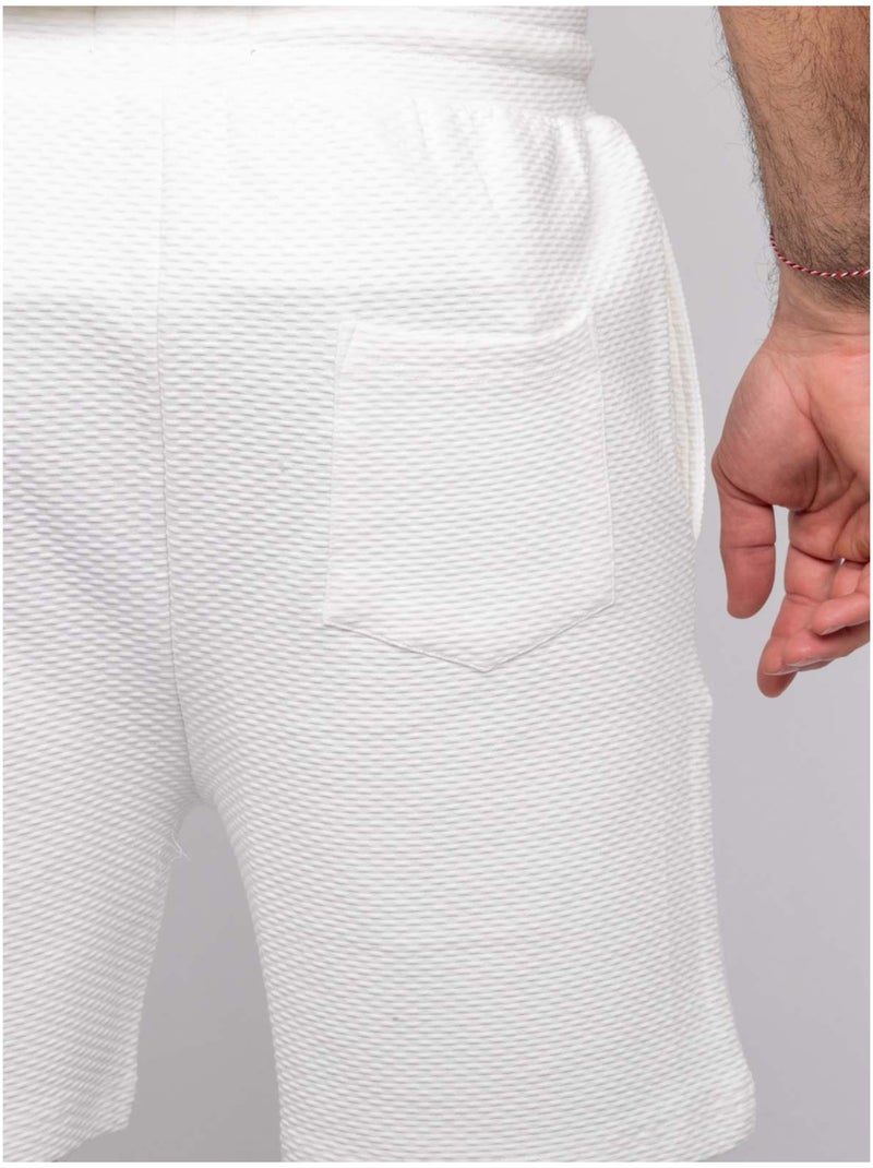 Bermuda BOMERLU Ecru - Kiabi