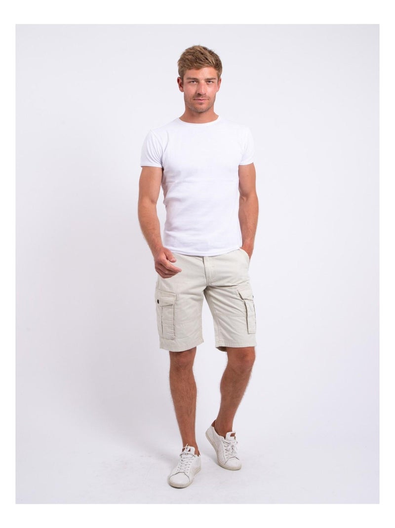 Bermuda cargo BASTAGONG Beige - Kiabi