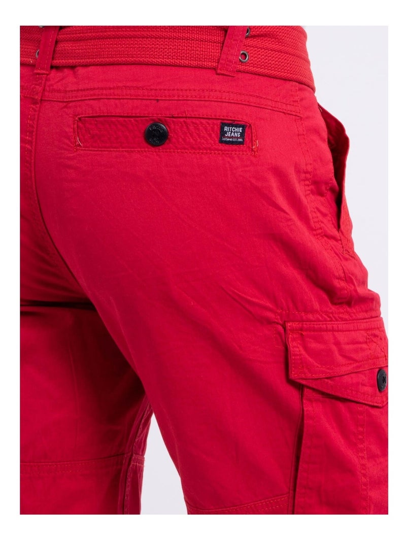 Bermuda cargo BASTAGONG Rosso - Kiabi